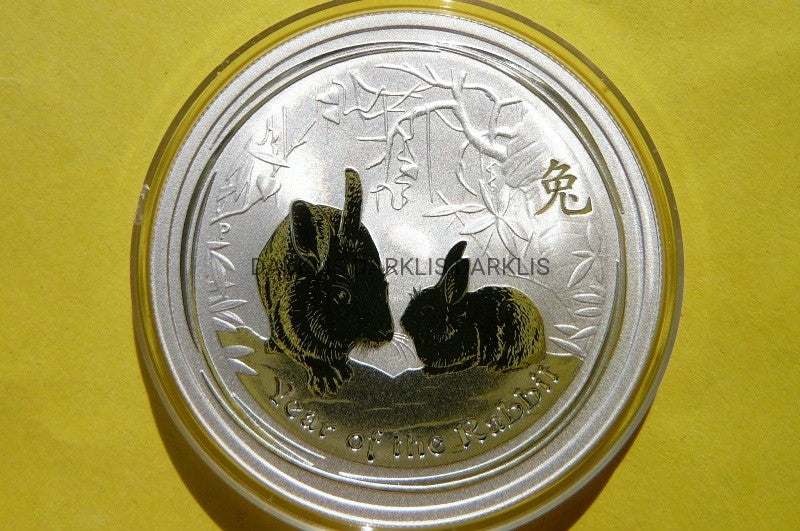 1/2$ AUSTRALIA 2011 ROK KRÓLIK RABBIT LUNAR Ag 999