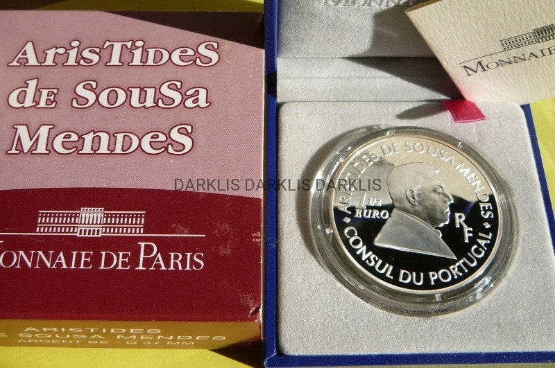1,5 EURO FRANCJA KONSUL PORTUGALII SOUSA MENDES Ag