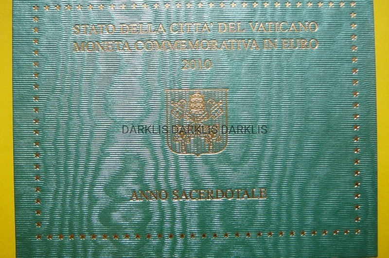 2 EURO WATYKAN 2010 - ROK KAPŁAŃSTWA - MENNICZA