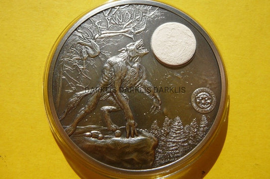 10$ PALAU 2013 WILKOŁAK MITYCZNE ISTOTY Ag 925 2Oz