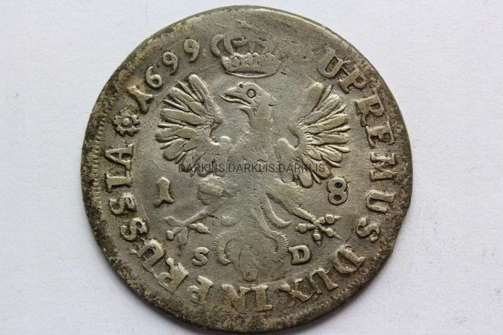 ORT BRANDEBURGIA NIEMCY 1699 FRYDERYK III STAN 3+