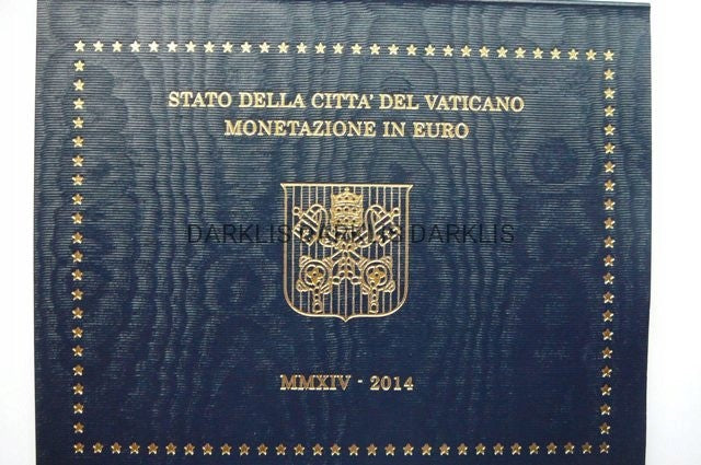 KMS EURO WATYKAN 2014 PAPIEŻ FRANCISZEK darklis