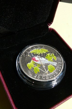 25 C KANADA 2012-KARDYNAŁEK ŁUSZCZYK STROJNY -UNC