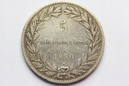 5 FRANCS FRANCJA 1830 A - FILIP LUDWIK I -WERSJA A