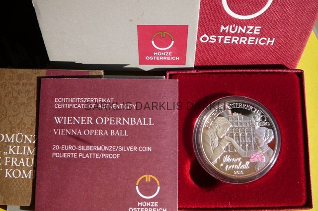 20 EURO AUSTRIA 2016 BAL OPERA w WIEDNIU KOLOR PP