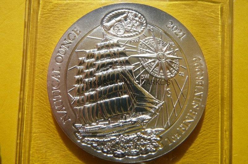 50 FR RWANDA 2021 ŻAGLOWIEC SEDOV SREBRO 999 UNCJA