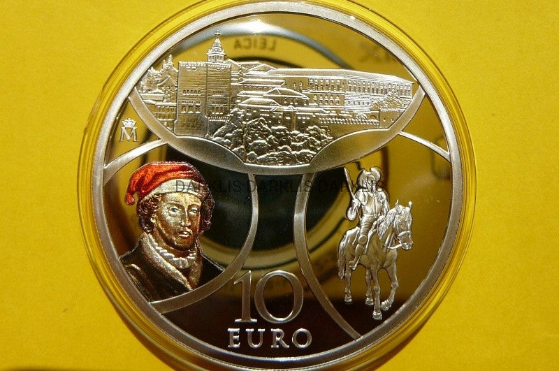 10 EURO HISZPANIA 2019 RENESANS KOLOR RZADKA! CUDO