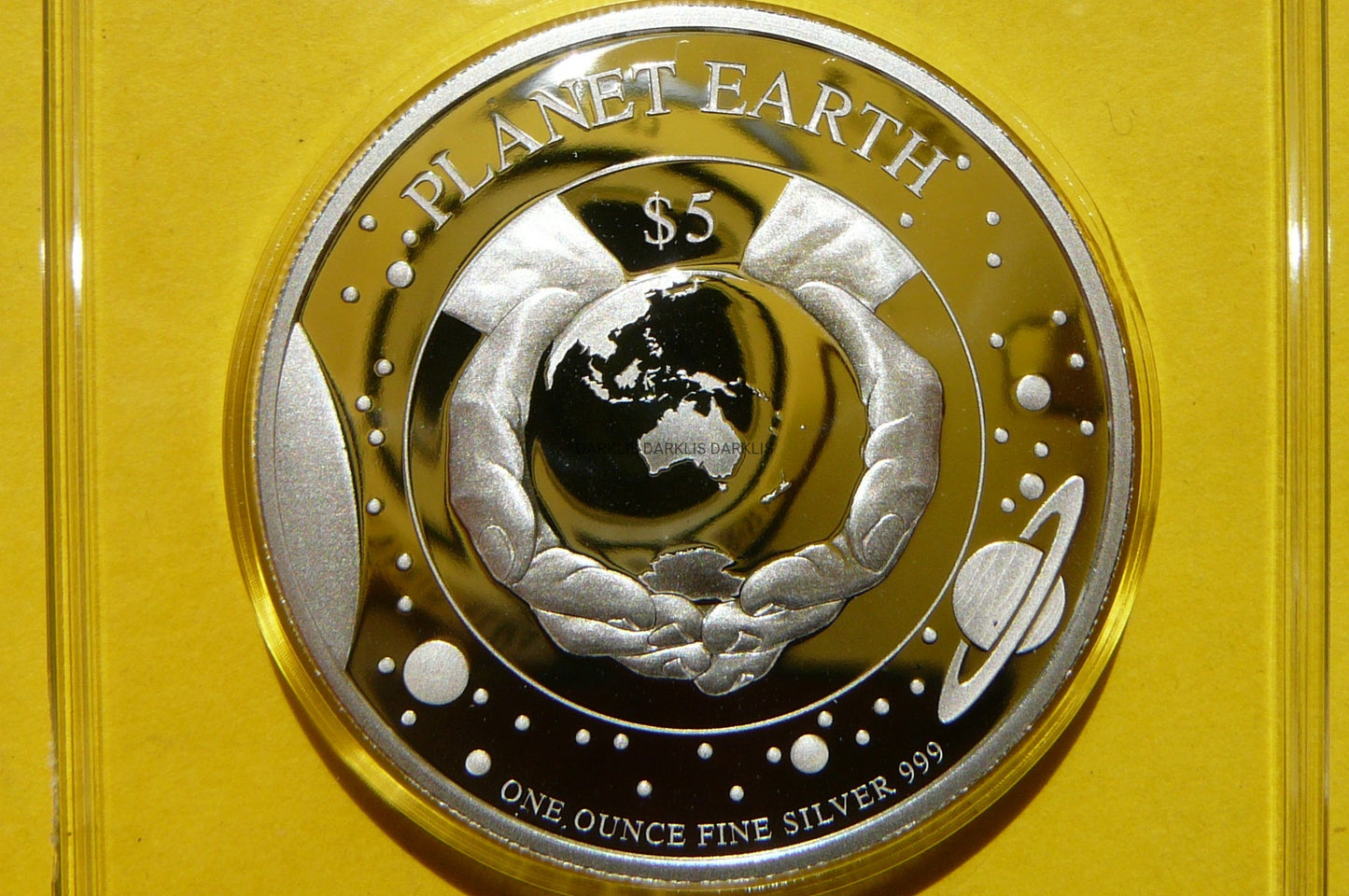 1$ ISL SALOMON 2016 PLANETA ZIEMIA Ag Oz RZADKA