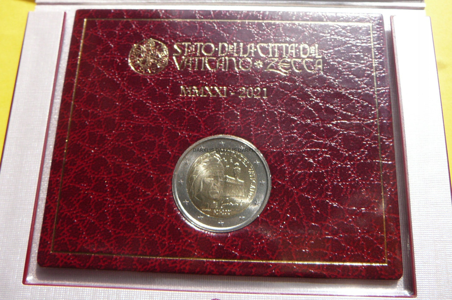2 EURO WATYKAN 2021 DANTE ALIGHIERI MENNICZA