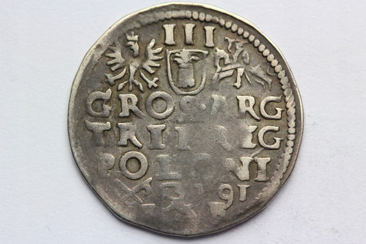 TROJAK POZNAŃ POLSKA 1591 ZYGMUNT III WAZA ST. 3