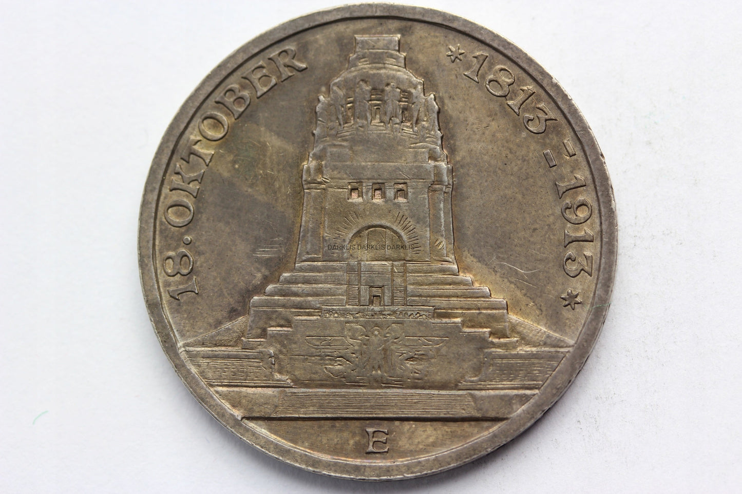 3 MARKI KAISERREICH SAKSONIA 1913 LIPSK POMNIK Nr2