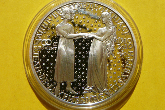 700 EURO CENT LUKSEMBURG 2010 ŚLUB JANA i ELŻBIETY