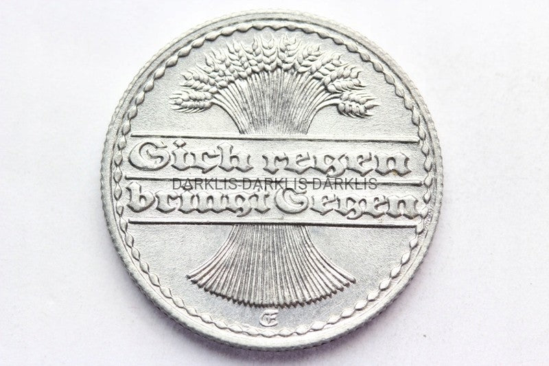 50 PFENNIG WEIMAR 1919E MULDENHUTTEN MENNICZA RZAD