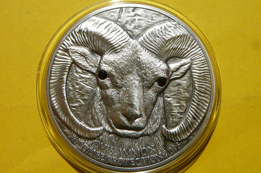 500 TUGRIK MONGOLIA 2013 OWCA ARGALI OVIS AMMON+CE