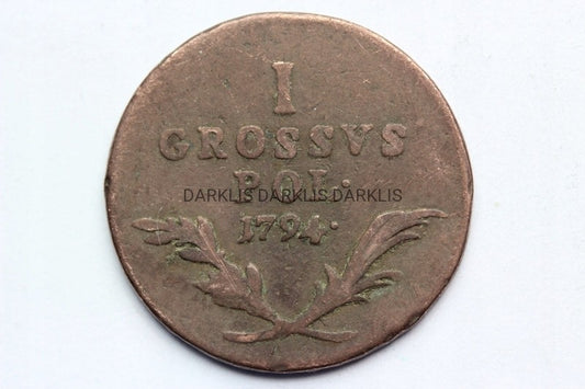 GROSZ 1794 GALICJA i LODOMERIA ZABÓR AUSTRIACKI