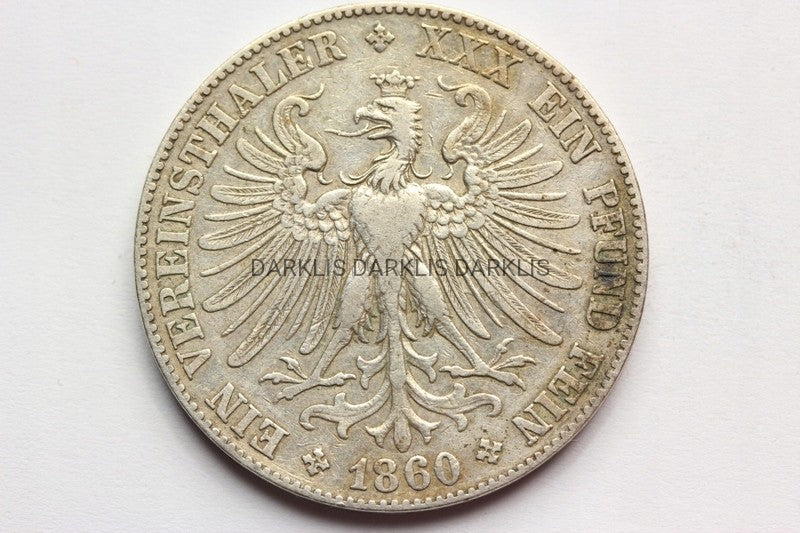 TALAR NIEMCY WOLNE MIASTO FRANKFURT 1860 STAN!!