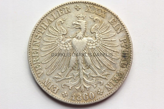 TALAR NIEMCY WOLNE MIASTO FRANKFURT 1860 STAN!!