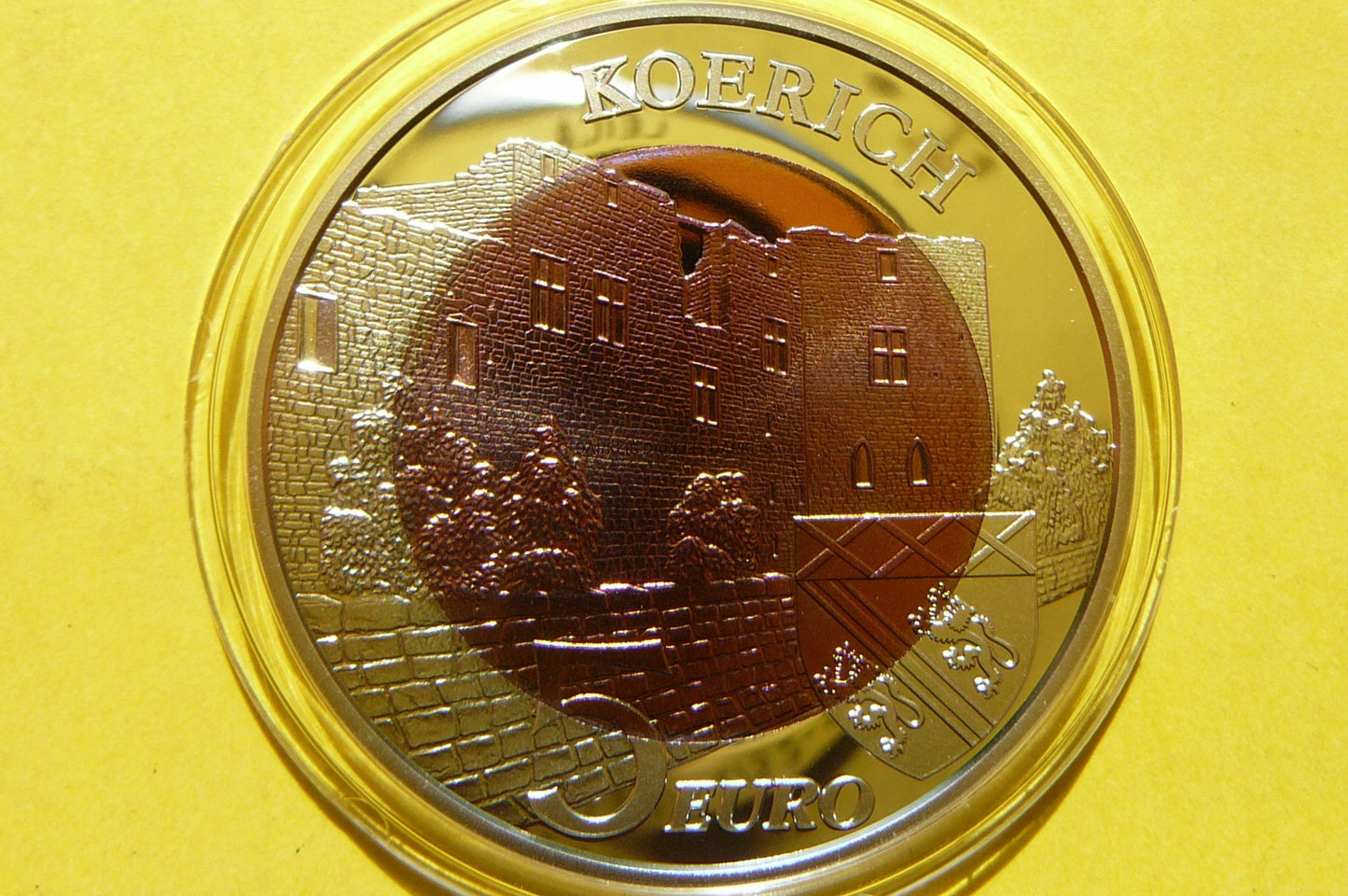 5 EURO LUKSEMBURG 2018 ZAMEK KOERICH RZADK Ag NIOB