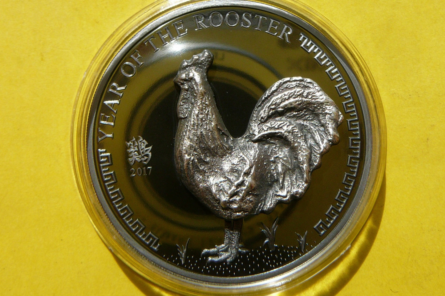 500 TUGRIK MONGOLIA 2017 ROK KOGUTA ZODIAK RZADKA