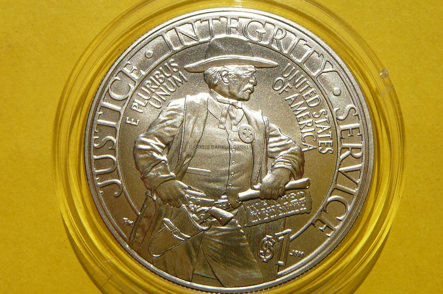 1$ USA 2015 225-ROCZNICA US MARSHALS SERVICE MATT