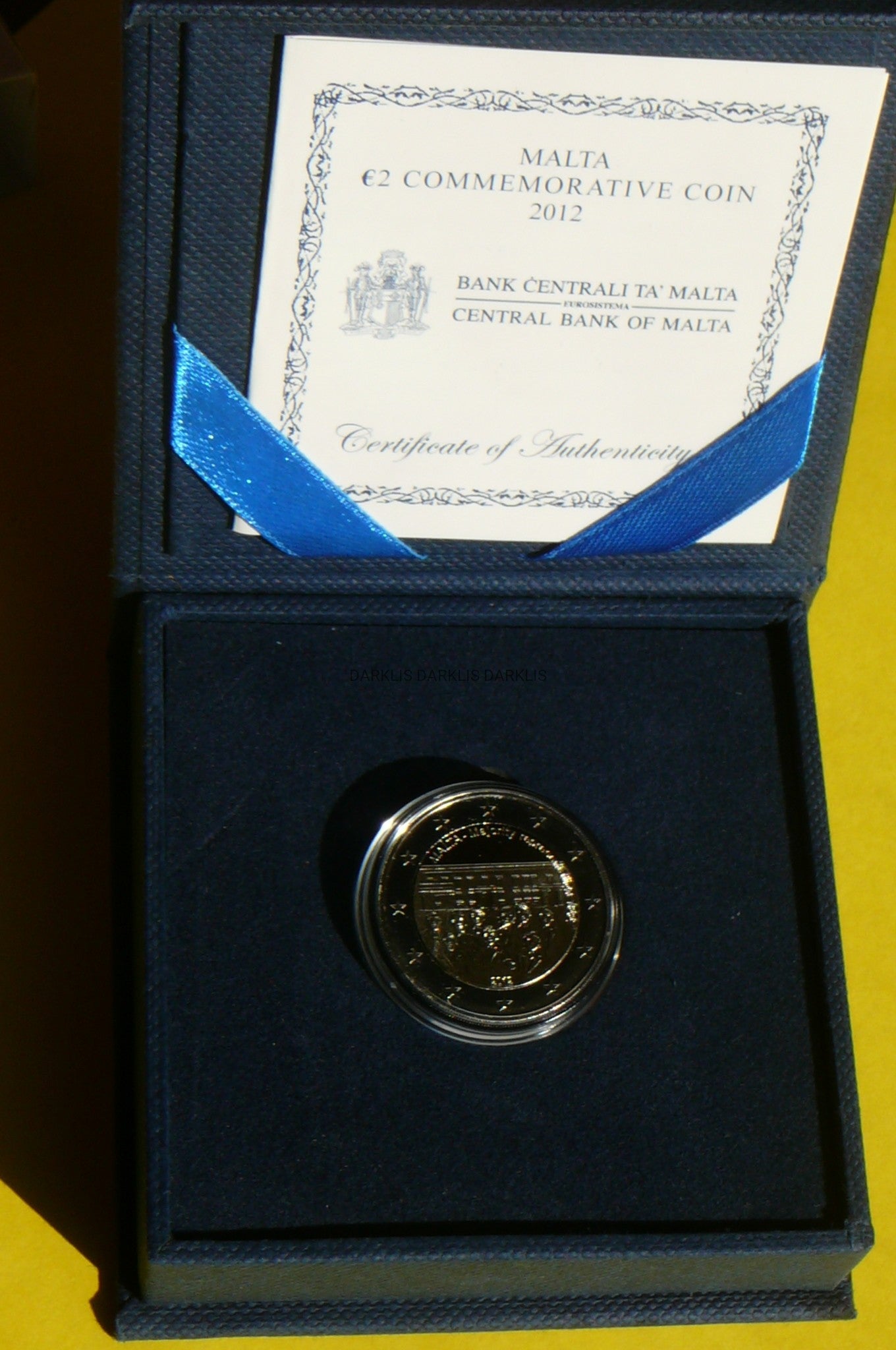 2 EURO MALTA 2012 KONSTYTUCJA MALTY PROOF RZADKA+C