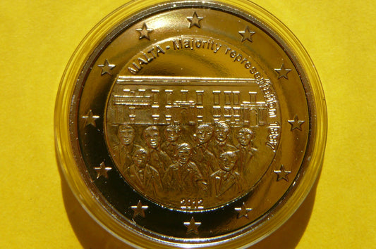 2 EURO MALTA 2012 KONSTYTUCJA MALTY PROOF RZADKA+C