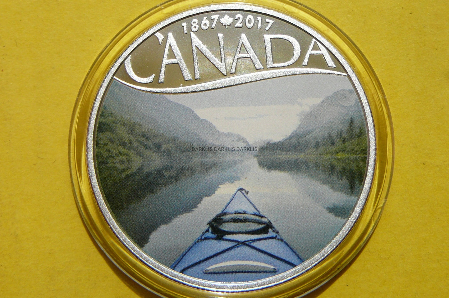 10$ KANADA 2017 KAJAKARSTWO SREBRO 999 KOLOR+CER