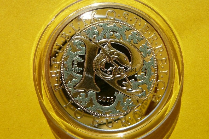 10 EURO AUSTRIA 2018 POSŁANIEC NIEBIOS ARCHANIOŁ R