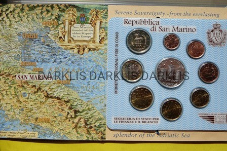 KMS EURO+ 5 EURO SREBRO -SAN MARINO 2005- PROMOCJA