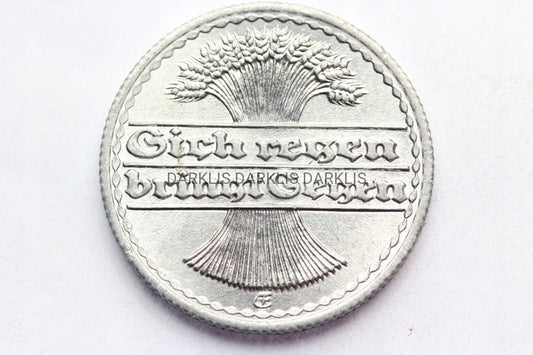 50 PFENNIG WEIMAR 1919E MULDENHUTTEN MENNICZ RZADK