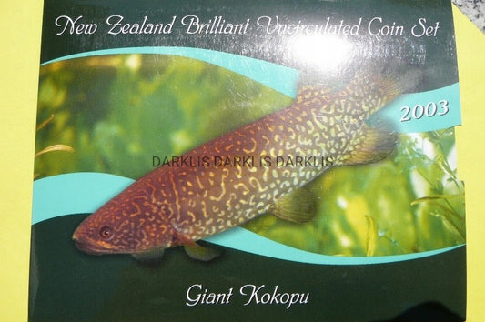 SET NOWA ZELANDIA 2003- RYBA GIANT KOKOPU -LIMITED
