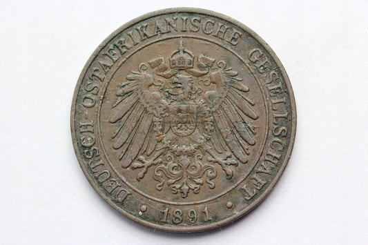 PESA NIEMIECKA AFRYKA WSCHODNIA 1891 SUPER STAN