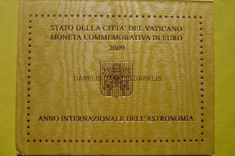 2 EURO WATYKAN 2009 MIĘDZYNARODOWY ROK ASTRONOMII