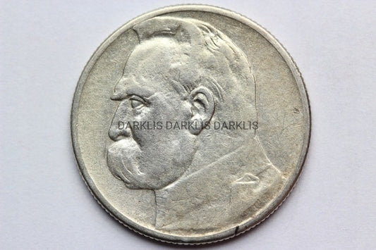 2 ZŁOTE POLSKA 1934 JÓZEF PIŁSUDSKI SUPER STAN Ag