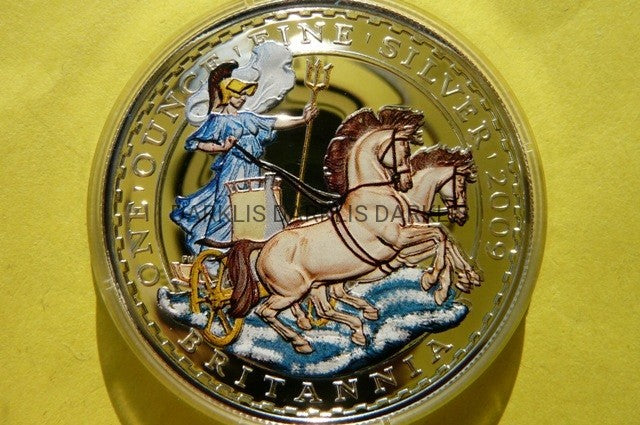 2 FUNT-BRYTANIA 2009 -RYCERZ RYDWAN- SREBRO 999-Oz