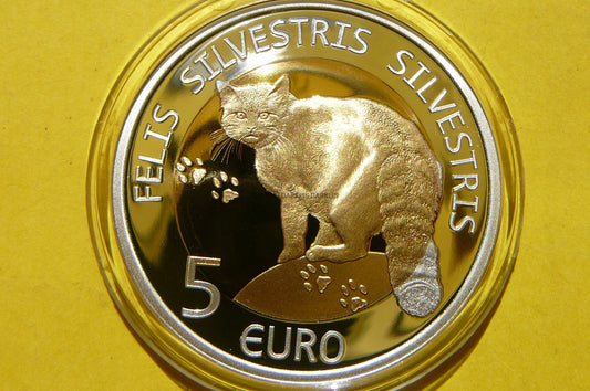 5 EURO LUKSEMBURG 2015 ŻBIK EUROPEJSKI RZADKA Ag