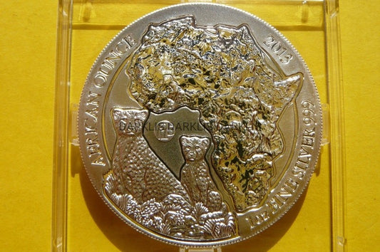 50 MIRONGO RWANDA 2013 GEPARD PRIVY F15 Ag 999 Oz