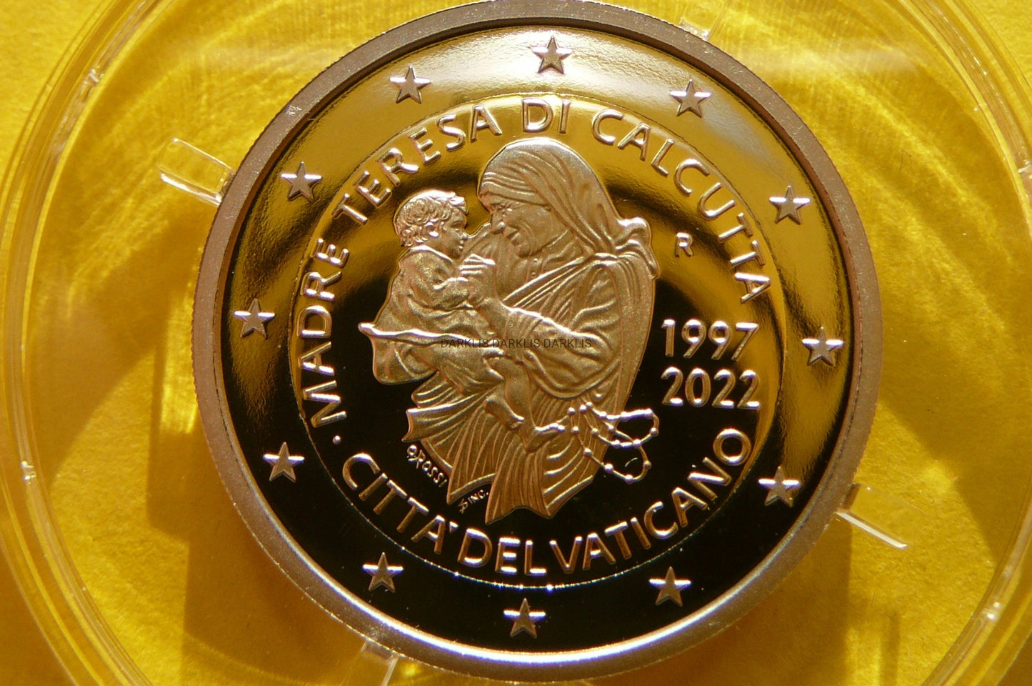 2 EURO WATYKAN 2022 MATKA TERESA Z KALKUTY PROOF