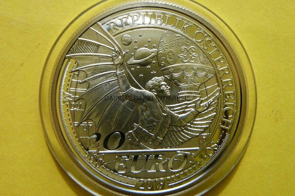 20 EURO AUSTRIA 2019 IKAR STRACH PRZED LATANIEM Ag