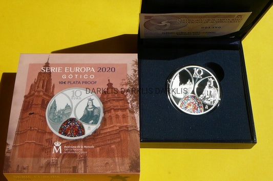 10 EURO HISZPANIA 2020 EUROPEJSKIE EPOKI GOTYK CUD