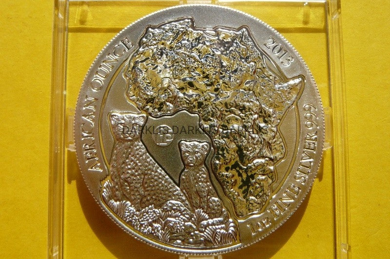 50 MIRONGO RWANDA 2013 GEPARD PRIVY F15 Ag 999 Oz