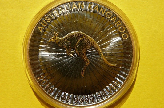1$ AUSTRALIA 2016 KANGUR SREBRO/ZŁOTO 99 Oz RUTHEN