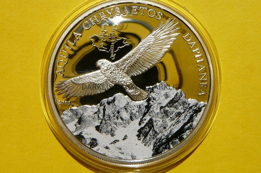 500 TUGRIK MONGOLIA 2013 ORZEŁ PRZEDNI SREBRO 925