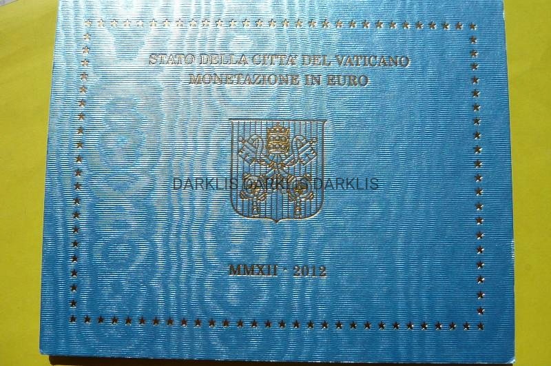 KMS EURO WATYKAN 2012 PAPIEŻ BENEDYKT XVI darklis