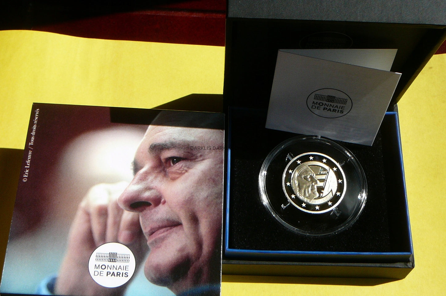 2 EURO FRANCJA 2022 - JACQUES CHIRAC RZADKA PROOF
