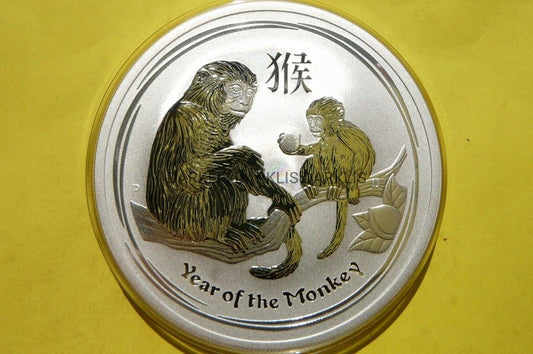 2$ AUSTRALIA 2016 ROK MAŁPY LUNAR SREBRO 999 - 2Oz