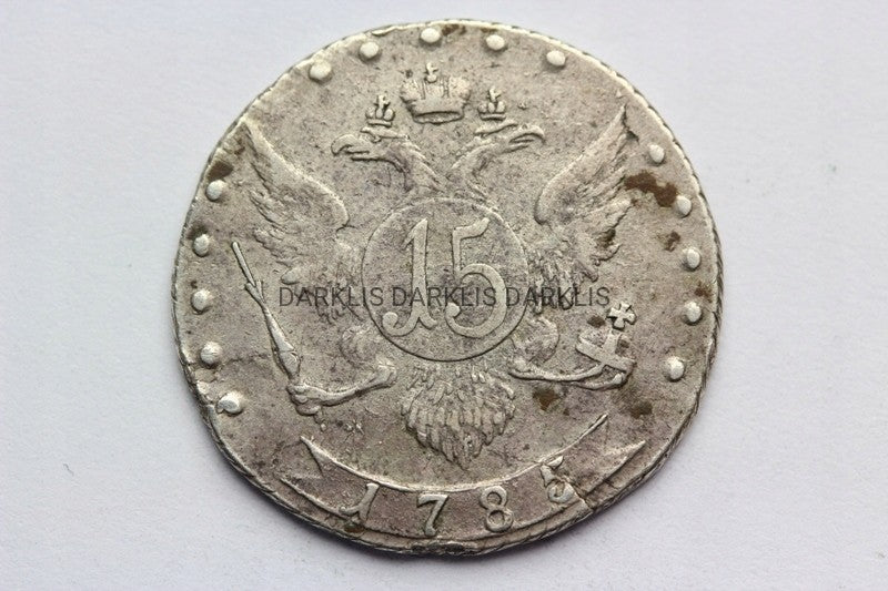 15 KOPIEJEK CARSKA ROSJA 1785 KATARZYNA II-STAN 3+