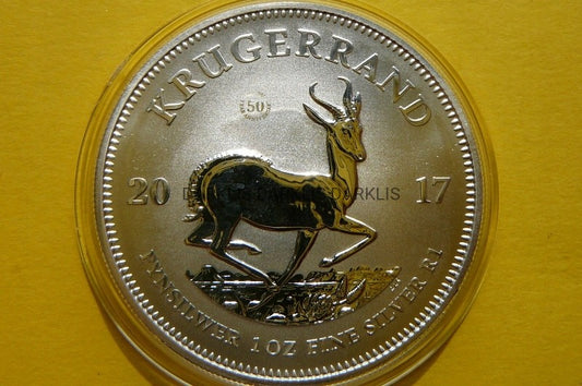 KRUGERRAND SOUTH AFRICA 2017 GAZELA PRIVY 50 Ag 99