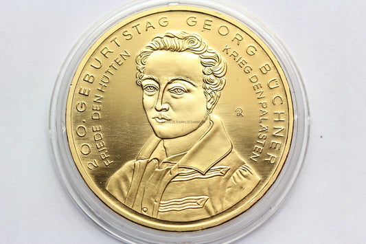 *10 EURO NIEMCY 2013 - GEORG BUCHNER - 24K ZŁOTO