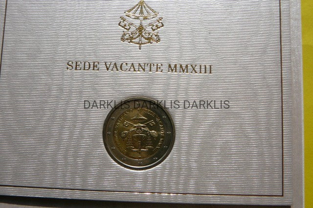 2 EURO WATYKAN 2013 SEDE VACANTE MENNICZA
